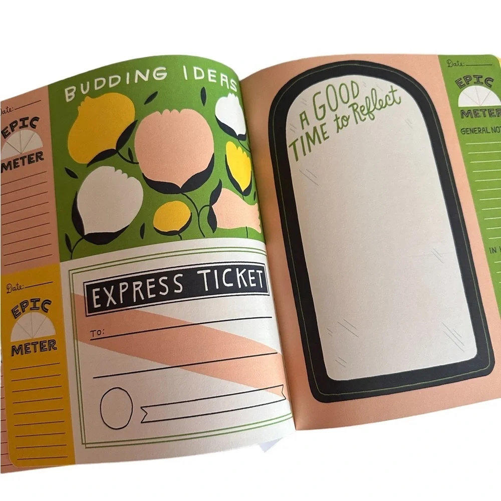 🌻 4/$25. “Every Day is Epic” Motivational Aspirations Journal